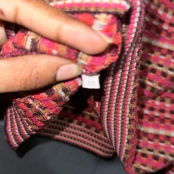 Multicolored box stitch off the shoulder sweater from M by Missoni - Picture 9 of 9